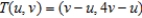 <strong>Find a transformation that when applied to region , its image will be . </strong> A) B) C) D) E)
