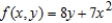 <strong>Write a double integral that represents the surface area of over the region R: triangle with vertices . Use a computer algebra system to evaluate the double integral. Round your answer to two decimal places. </strong> A) B) C) D) E)