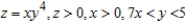 <strong>Set up and evaluate a double integral to find the volume of the solid bounded by the graphs of the equations given below. </strong> A) B) C) D) E)
