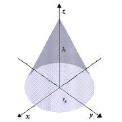 <strong>Use cylindrical coordinates to find the volume of the cone where and . </strong> A) B) C) D) E)