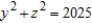 <strong>Set up and evaluate a double integral to find the volume of the solid bounded by the graphs of the equations and in the first octant.</strong> A) 273,375 B) 30,375 C) 182,250 D) 91,125 E) 60,750
