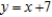 <strong>Use an iterated integral to find the area of the region bounded by the graphs of the equations and .</strong> A) B) C) D) E)