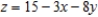 <strong>Set up a triple integral for the volume of the solid bounded by the coordinate planes and the plane given below. </strong> A) B) C) D) E)