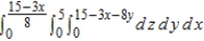 <strong>Set up a triple integral for the volume of the solid bounded by the coordinate planes and the plane given below. </strong> A) B) C) D) E)