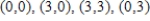 Find the area of the surface given by over the region R. R: square with vertices 