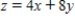 Find the area of the portion of the surface that lies above the region . 