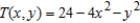 Suppose the temperature in degrees Celsius on the surface of a metal plate is where x and y are measured in centimeters. Estimate the average temperature if x varies between 0 and 3 centimeters and y varies between 0 and 2 centimeters.