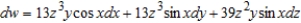 <strong>Find the total differential for the function .</strong> A) B) C) D) E)