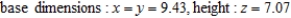 <strong>The material for constructing the base of an open box costs 1.5 times as much per unit area as the material for constructing the sides. For a fixed amount of money $400.00, find the dimensions of the box of largest volume that can be made.</strong> A) B) C) D) E)
