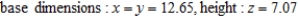 <strong>The material for constructing the base of an open box costs 1.5 times as much per unit area as the material for constructing the sides. For a fixed amount of money $400.00, find the dimensions of the box of largest volume that can be made.</strong> A) B) C) D) E)