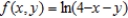 <strong>Describe the domain of the function .</strong> A) B) C) D) E)