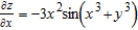 <strong>Find the partial derivative for the function . </strong> A) B) C) D) E) 