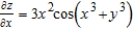 <strong>Find the partial derivative for the function . </strong> A) B) C) D) E) 