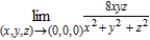 Use spherical coordinates to find the limit   . [Hint: Let  