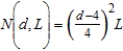 Assume a rule that is one of several methods used to determine the lumber yield of a log (in board-feet) in terms of its diameter d (in inches) and its length L (in feet). The number of board-feet is . Find the number of board-feet of lumber in a log 46 inches in diameter and 20 feet in length.