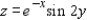 Examine the function for relative extrema and saddle points. 