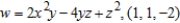 Find the gradient of the function at the given point.  