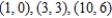 Find the least squares regression line for the points .  