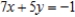 Use Lagrange multipliers to find the minimum distance from the line to the point . 