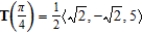 <strong>Find the unit tangent vector for the line tangent to the space curve at point .</strong> A) B) C) D) E)