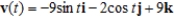 <strong>The position vector describes the path of an object moving in space. Find the velocity of the object.</strong> A) B) C) D) E)