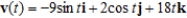 <strong>The position vector describes the path of an object moving in space. Find the velocity of the object.</strong> A) B) C) D) E)