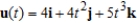 <strong>Use the properties of the derivative to find given the following vector-valued functions. </strong> A) B) C) D) E)