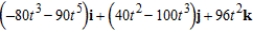 <strong>Use the properties of the derivative to find given the following vector-valued functions. </strong> A) B) C) D) E)