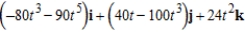 <strong>Use the properties of the derivative to find given the following vector-valued functions. </strong> A) B) C) D) E)