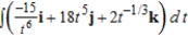 <strong>Find the indefinite integral below. Do not include an arbitrary constant vector.</strong> A) B) C) D) E)