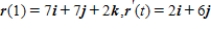 <strong>Find the vectors and for the following vector function. </strong> A) B) C) D) E) 