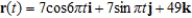 <strong>Find a vector-valued function, using the given parameter, to represent the intersection of the surfaces given below. Surfaces Parameter </strong> A) B) C) D) E)