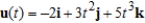 <strong>Use the properties of the derivative to find given the following vector-valued functions. </strong> A) B) C) D) E)