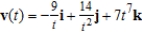 <strong>The position vector describes the path of an object moving in space. Find the velocity of the object.</strong> A) B) C) D) E)