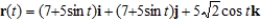 <strong>Find a vector-valued function, using the given parameter, to represent the intersection of the surfaces given below. Surfaces Parameter </strong> A) B) C) D) E)
