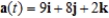 <strong>The position vector describes the path of an object moving in space. Find the acceleration of the object.</strong> A) B) C) D) E)