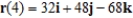 <strong>Use the given acceleration function and initial conditions to find the position at time t = 4. </strong> A) B) C) D) E)