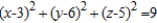 <strong>Find the standard equation of a sphere that has diameter with the end points given below. (4, 8, 3), (2, 4, 7)</strong> A) B) C) D) E)