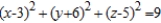 <strong>Find the standard equation of a sphere that has diameter with the end points given below. (4, 8, 3), (2, 4, 7)</strong> A) B) C) D) E)