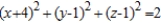 <strong>Find the standard equation of the sphere with center (4, 1, 1), and radius 2.</strong> A) B) C) D) E)
