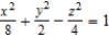 <strong>Identify the following quadric surface. </strong> A) hyperboloid of two sheets B) elliptic cone C) ellipsoid D) elliptic paraboloid E) hyperboloid of one sheet