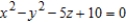 <strong>The top of a rubber bushing designed to absorb vibrations in an automobile is the surface of revolution generated by revolving the curve in the yz-plane about the z-axis. Find an equation for the surface of revolution.</strong> A) B) C) D) E)