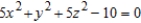 <strong>The top of a rubber bushing designed to absorb vibrations in an automobile is the surface of revolution generated by revolving the curve in the yz-plane about the z-axis. Find an equation for the surface of revolution.</strong> A) B) C) D) E)