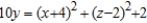 <strong>Find the equation of the surface satisfying the conditions, and identify the surface. The set of points equidistant from the point (-4, 3, 2 ) and the plane .</strong> A) , an elliptic paraboloid B) , a sphere C) , a hyperbolic paraboloid D) , a sphere E) , a hyperbolic paraboloid