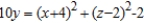 <strong>Find the equation of the surface satisfying the conditions, and identify the surface. The set of points equidistant from the point (-4, 3, 2 ) and the plane .</strong> A) , an elliptic paraboloid B) , a sphere C) , a hyperbolic paraboloid D) , a sphere E) , a hyperbolic paraboloid