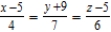 <strong>Find a set of symmetric equations of the line through the point parallel to the vector .</strong> A) B) C) D) E)