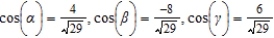 <strong>Find the direction cosines of the vector u given below. </strong> A) B) C) D) E)