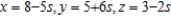 <strong>Find a set of parametric equations of the line through the point parallel to the vector .</strong> A) B) C) D) E)