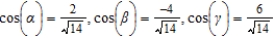 <strong>Find the direction cosines of the vector u given below. </strong> A) B) C) D) E)