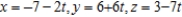 <strong>Find a set of parametric equations of the line through the points and .</strong> A) B) C) D) E)